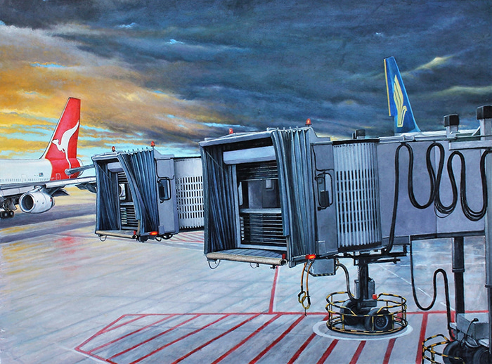 May Experience Some Turbulence  by K D De Silva | Lethbridge Gallery